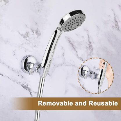 Shower Handset Head Holder Bath Wall Mounted Adjustable Suction Bracket Kit UK - Image 4