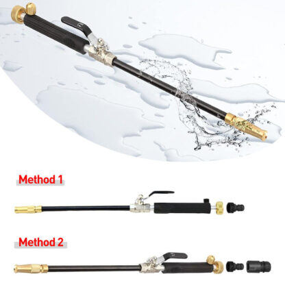 High Pressure Power Washer Wand 3 Spray Nozzles Garden Car Water 2 Connectors UK - Image 2