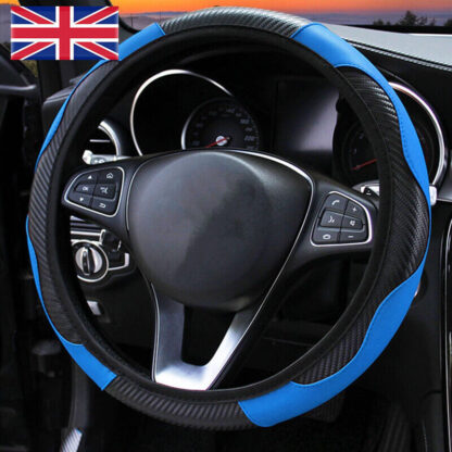 Auto Car Steering Wheel Cover Skidproof Leather Steering Wheel Case For 38cm15 - Image 5