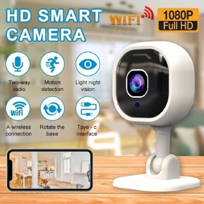 1080P HD Mini Camera Security IP CCTV Wireless WiFi Home Indoor Night Vision Cam - Image 3