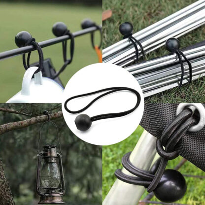 10  20  Bungee Ball Cords Heavy Duty Tarp Bungees Ties Elastic Tie Down Straps - Image 4