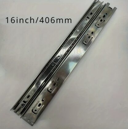 10-16 Heavy Duty Cold Rolled Steel Full Extension Ball Bearing Drawer Slides