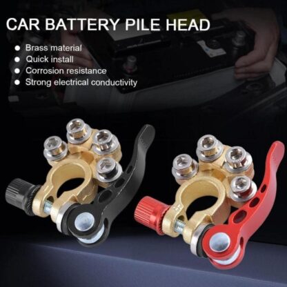 2PCS Battery Terminals Connectors Clamps Quick Release For Caravan Car Van 12V - Image 8