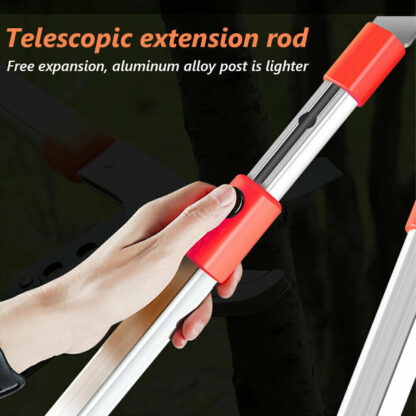 Heavy Duty Telescopic Long Handle Lopper Extend Tree Branch Anvil Pruner Cutter - Image 5