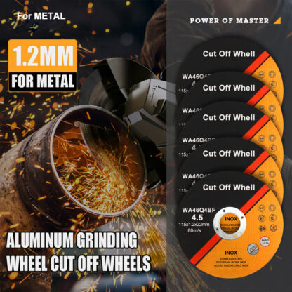 115mm ULTRA THIN 1mm METAL CUTTING BLADE DISC FOR STEEL & STAINLESS ANGLE50PCS - Image 6