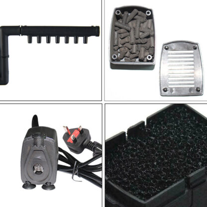 3 In1 Aquarium Fish Tank Filter Water Internal Purifier Filter Oxygen UK - Image 2