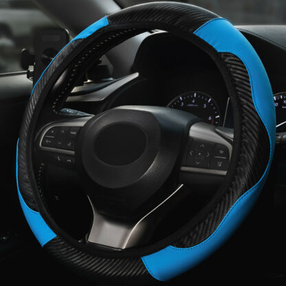 Auto Car Steering Wheel Cover Skidproof Leather Steering Wheel Case For 38cm15 - Image 6