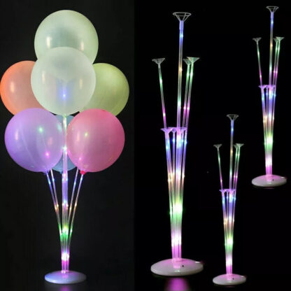4Pcs LED Light Balloon Stand Holder Kit Support Base Table Wedding Party Decor 72cm - Image 4