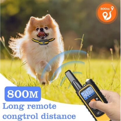 ElDog Pet Training Collar Rechargeable Waterproof Electric Shock Anti Bark R800m - Image 5