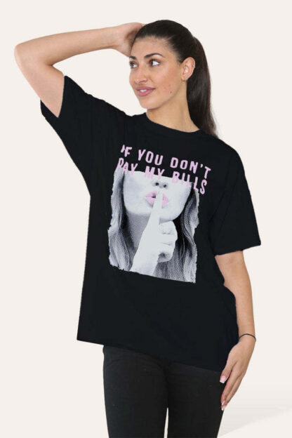 Ladies Printed Short Sleeve T-Shirt Top - Image 3
