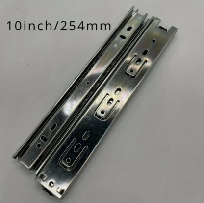 10-16 Heavy Duty Cold Rolled Steel Full Extension Ball Bearing Drawer Slides - Image 2