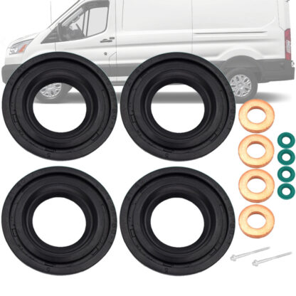 INJECTOR SEAL KIT   INJECTOR CLAMP BOLTS FOR FORD TRANSIT MK7 2.2 TDCi
