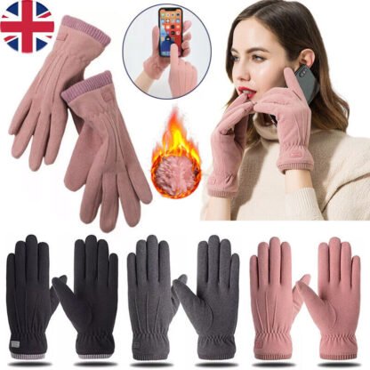 Winter Warm Gloves Touch Screen Waterproof Anti-slip Thermal For Women Ladies - Image 2
