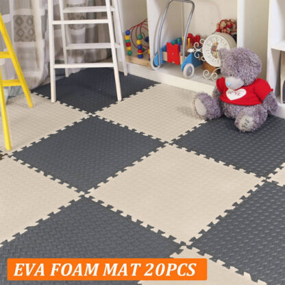 20X Large Soft Foam Kids Floor Mat Jigsaw Tiles Interlocking Garden BBQ Play Mat - Image 3