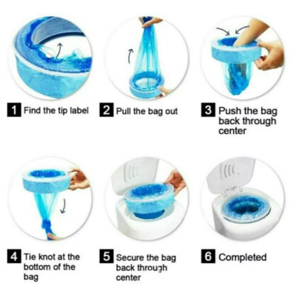 8pcs Nappy Disposal System Refill Cassettes Wrappers Bag Sacks Pack Bin Bags - Image 9