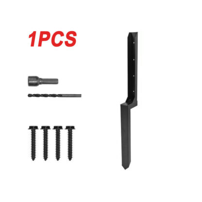 1  2PCS Heavy Duty Steel Fence Post Repair Stake Anchor Ground Spike 43 X 12x45cm - Image 3