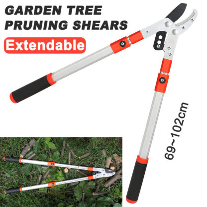 Heavy Duty Telescopic Long Handle Lopper Extend Tree Branch Anvil Pruner Cutter - Image 10