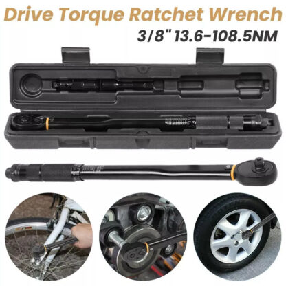 Square Drive Torque Wrench Ratchet 13.6-108.5Nm 10-80Ft-Lb 3 In 1 - Image 4
