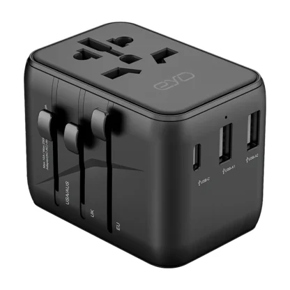 2025 All in One Universal International Travel Adapter 2 USB Port World Travel AC Power Charger Adapter AU US UK EU Converter - Image 7
