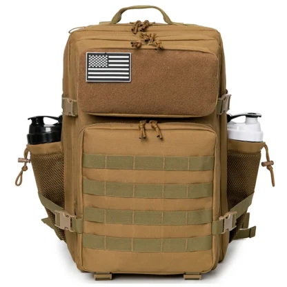 45L Tactical Backpack survival Bag Hunting MOLLE Backpack GYM For Men EDC Outdoor Hiking Rucksack Witch Bottle Holder - Image 23