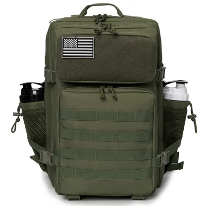 45L Tactical Backpack survival Bag Hunting MOLLE Backpack GYM For Men EDC Outdoor Hiking Rucksack Witch Bottle Holder - Image 21