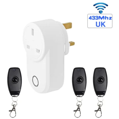 433 Mhz Wireless Remote Control Switch AC220V 15A UK Smart Socket And Rf Universal Plug With Electrical Outlets For Light/Led - Image 7