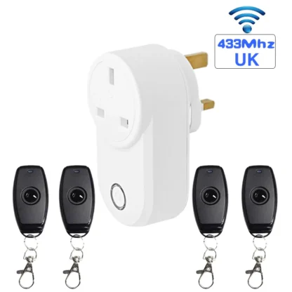 433 Mhz Wireless Remote Control Switch AC220V 15A UK Smart Socket And Rf Universal Plug With Electrical Outlets For Light/Led - Image 10