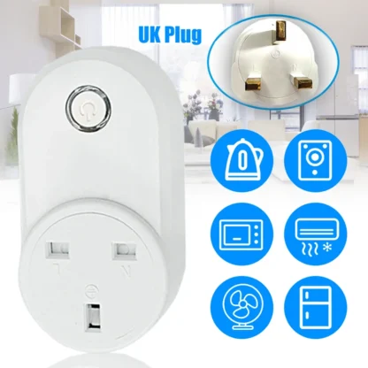 433 Mhz Wireless Remote Control Switch AC220V 15A UK Smart Socket And Rf Universal Plug With Electrical Outlets For Light/Led - Image 5