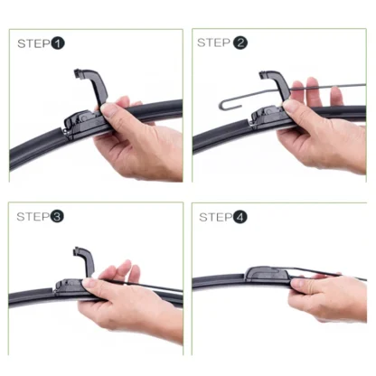 Erick's Wiper Front & Rear Wiper Blades Set Kit For Honda Civic 7 Hatchback 2000 - 2006 Windshield Windscreen Window 24"+14"+12" - Image 6