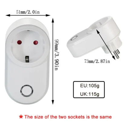 433 Mhz Wireless Remote Control Switch AC220V 15A UK Smart Socket And Rf Universal Plug With Electrical Outlets For Light/Led - Image 22
