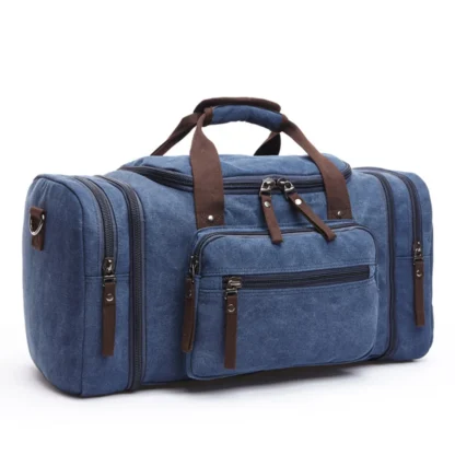 MARKROYAL Canvas Travel Bags Large Capacity Carry On Luggage Bags Men Duffel Bag Travel Tote Weekend Bag Dropshipping - Image 9