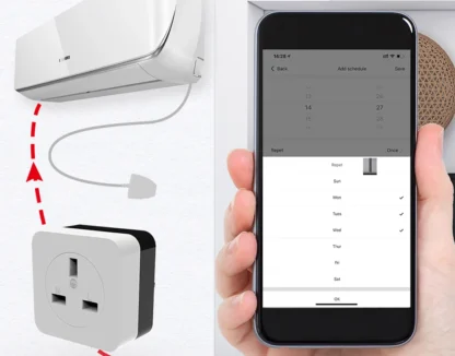 16A WiFi Air Conditioner Wall Plug Socket Outlet Companion IR Remote Controller Smart Life Tuya Work with Alexa Google UK US DE - Image 16