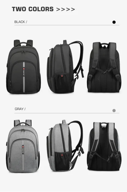 Lifetime Warranty Large Capacity Backpack 15.6inch Laptop Backpack Anti Theft Men Backpack College Schoolbag Travel Bag For Men - Image 19