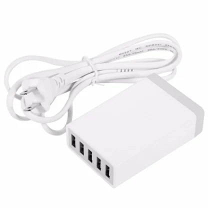 5 Ports USB Charger Desktop Charging Station 40W Smart Charger Adapter for Smart Phone iPhone 15 14 Samsung S23 S22 Xiaomi - Image 13