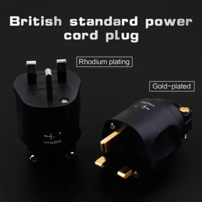 1pcs UK Plug Audio HiFi DIY Hi-end Acoustic Sound System AC Power UK Electric Plug 3 Pin UK British Plug Fuse Connector Adapter - Image 9