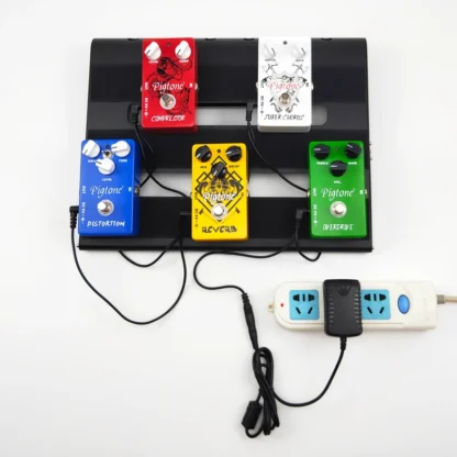 5-way Electric Guitar Effect Pedal Power Supply Accessories Cables Adapter Daisy Chain Wire 9V DC 1A US EU UK JP AU Plug Pod - Image 2