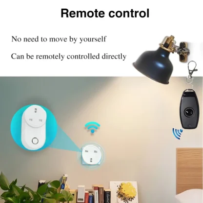 433 Mhz Wireless Remote Control Switch AC220V 15A UK Smart Socket And Rf Universal Plug With Electrical Outlets For Light/Led - Image 2