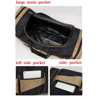 60L 90L Travel Duffle Handbags Large Traveling Tas For Women Men Gym Fitness Luggage Outdoor Bag Sack Trip Shoulder Pack XA15WD - Image 3