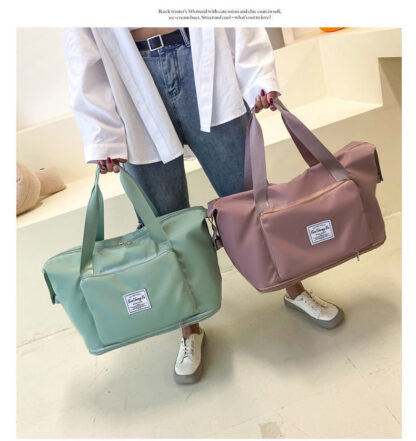 Foldable Travel Bag Female Portable Large Capacity Maternity Storage Short DistanceTravel Duffel Swim Fitness Bag Bolsos Grandes - Image 26