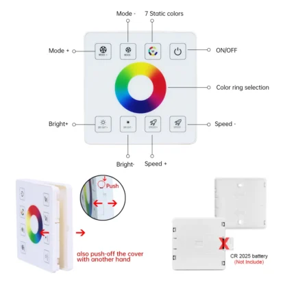 Tuya WiFi RGB Dimmer 220V 750W 1500W EU/AU/UK Power Plug RF Remote Controller for SMD2835/5050 4Pin LED Neon Strip Light - Image 29