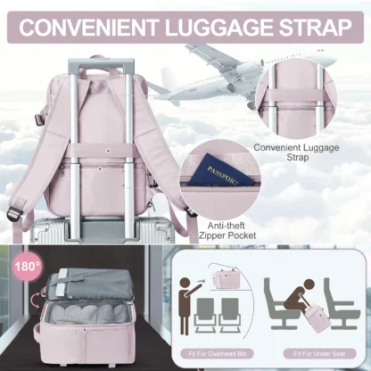 Women's Backpack Travel Suitcase Cabin Bag Aircraft Ryanair 40x20x25 Airplane Travel Bag Men Laotop Backpack Wizzair Carry On - Image 5