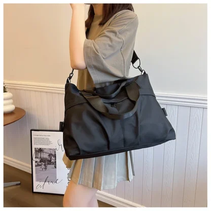 Large Capacity Oxford 2024 High Quality Travel Handbag Zipper Solid Trendy Casual Crossbody Bag Soft Versatile Popular Handbag - Image 28