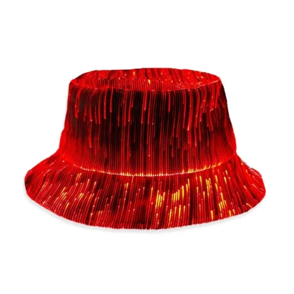 Fashion LED Light Fiber Optic Glowing Baseball Cap Bar Dance Glowing Hip Hop Couples Outdoor Wear Performance Props - Image 28