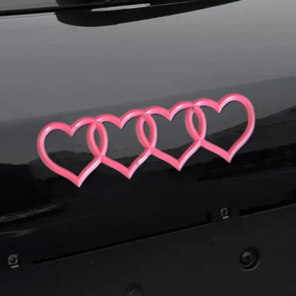 Car Love Heart Logo Sticker Rear Trunk Tail Label Badge Emblem Decal For Audi Q7 A7 A6 S3 S4 A5 A4 B5 B6 B7 B8 C6 C7 A3 Q3 Q5 TT - Image 17