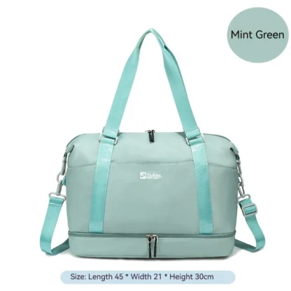 Simplified Foldable Travel Bag Large Capacity Premium Luggage Bag Handheld Short Distance Registration Travel Fitness Storage Ba - Image 8