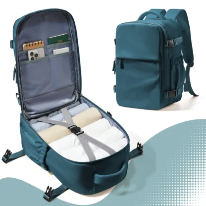 Travel Backpack Cabin Bag 40x30x20 Wizzair Carry-Ons, Aeroplane Men Women 15.6 inch Laptop Backpack, Waterproof Casual Bussiness - Image 9