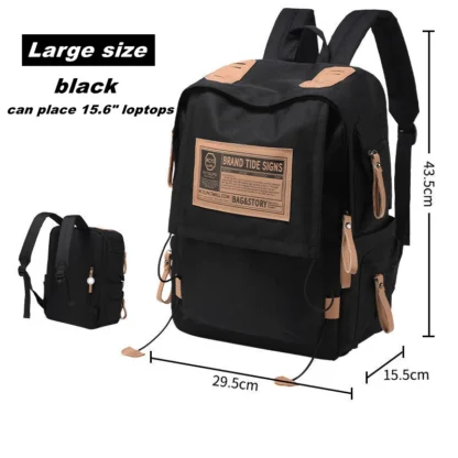 Travel Backpack Airplane Large Capacity Multi-Function Lightweight Oxford Waterproof College Casual Bag Notebook Bagpacks - Image 7