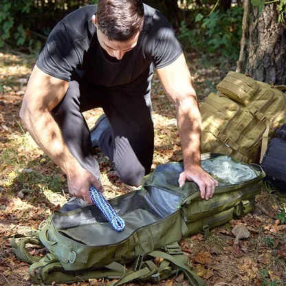 50L Tactical Backpack Men's Travel Large Capacity Rucksacks Men Waterproof Outdoor Sports Multi-functional Bags - Image 5