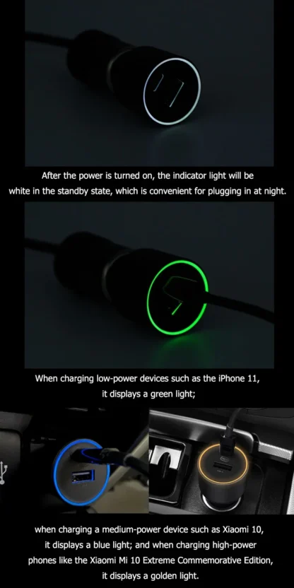 Xiaomi Car Charger 100W 90W 67W USB A Type C Dual Port Fast Charging Adapter Quick Charge Mi 15 14 13 13t 12 Pro 11 Redmi Poco - Image 14