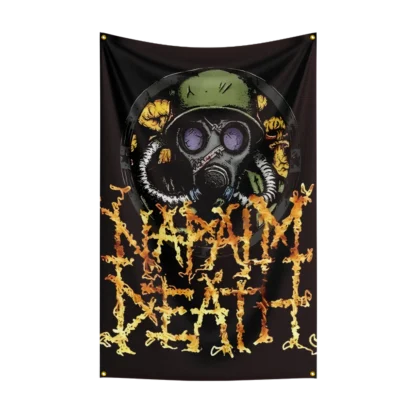 90x150cm Vintage N-Napalm-Deaths Band Flag Polyester Digital Printing Retro  Banner For Decor - Image 7
